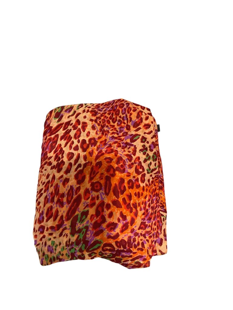 Printed Orange Scarf