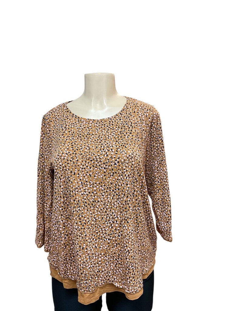 J Jill (Med) Orange Spotted Flare T