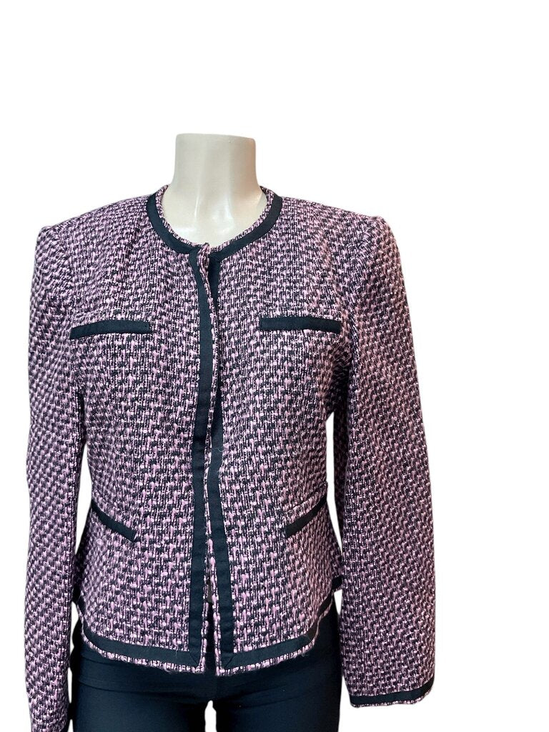 Chadwicks black and pink tweed jacket