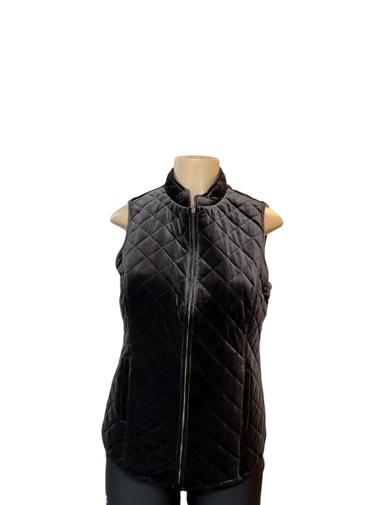 Chico's grey velvet vest
