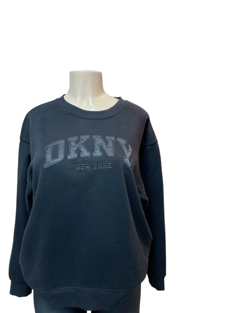 DKNY (Med) Black Crew Neck Sweatshirt