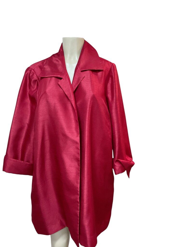 Chico's red long blazer