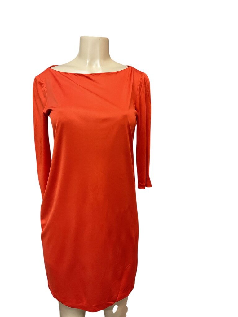 Ralph (6) Lauren Collection Orange Sleek Dress