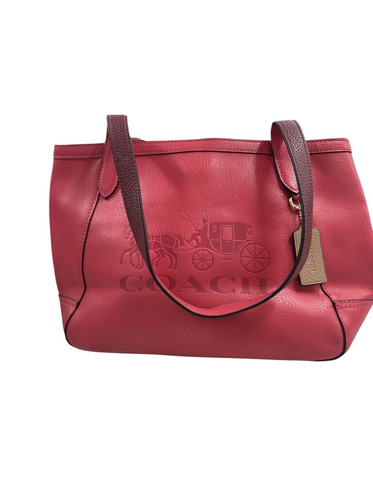 Coach pink shoulder bag