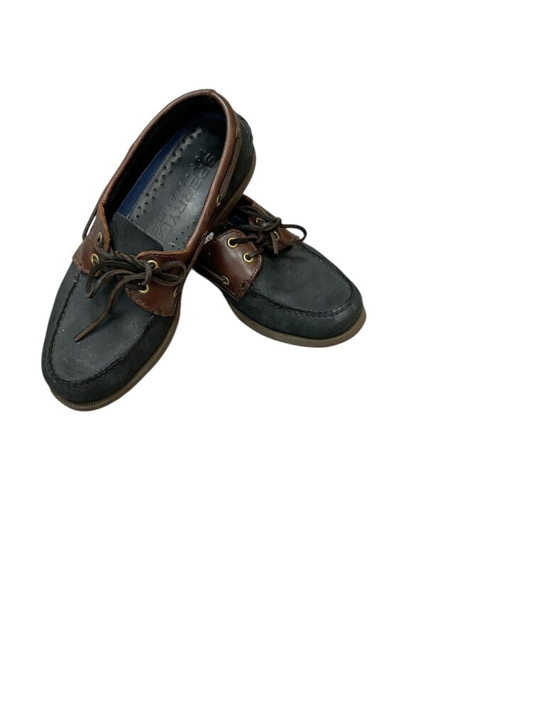 Sperry black and brown low loafers