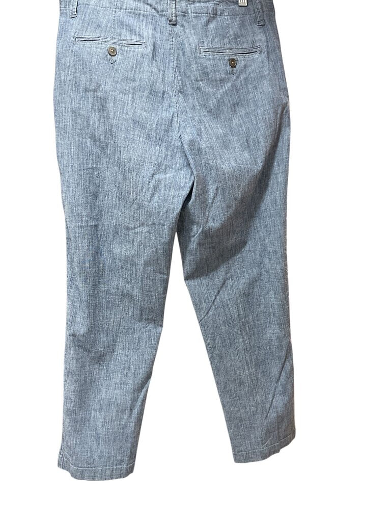 Land's End blue Linen pants