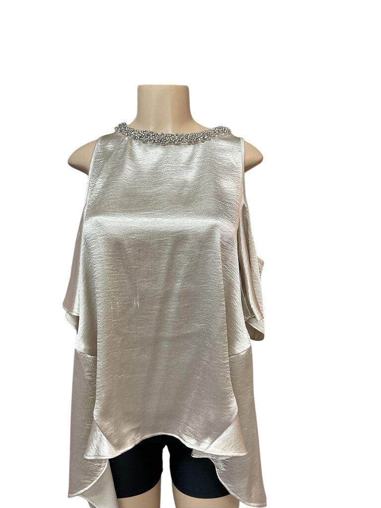 Jennifer (Large) Lopez Platinum and Bedazzled Neckline