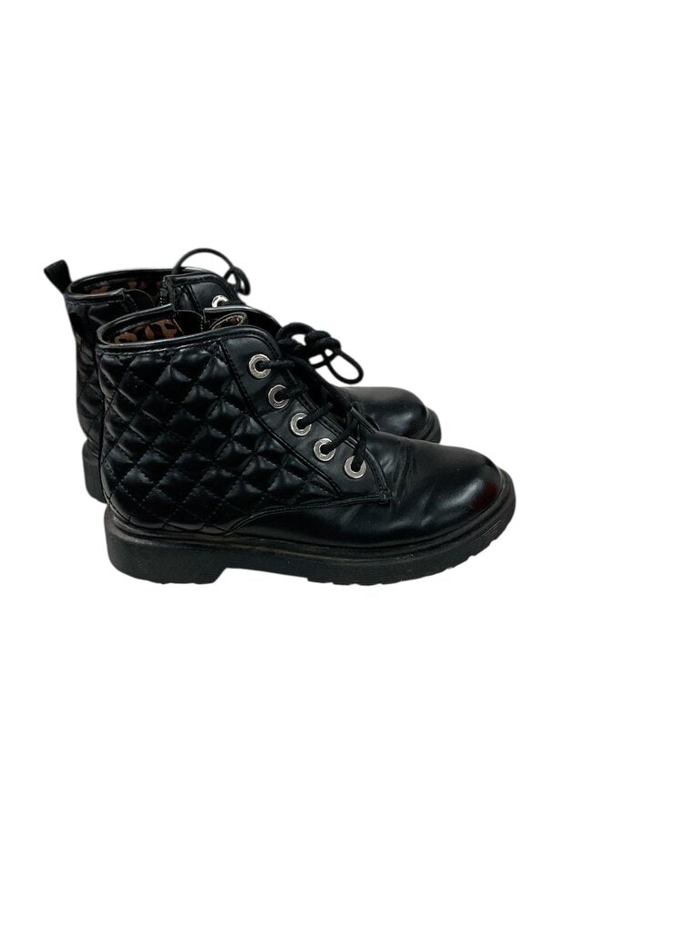 Steve (3) Madden Black Quilted Bootie
