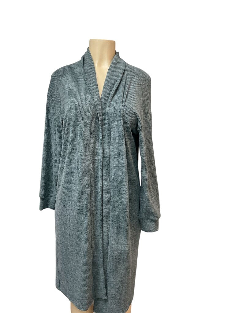 ONLY (Small) Teal Ribbed Long Sweater