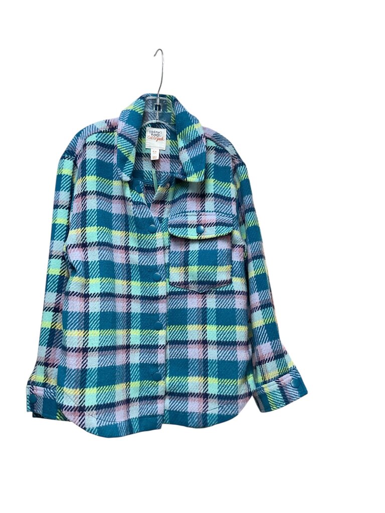 Cat & Jack (8) Blue Flannel Jacket