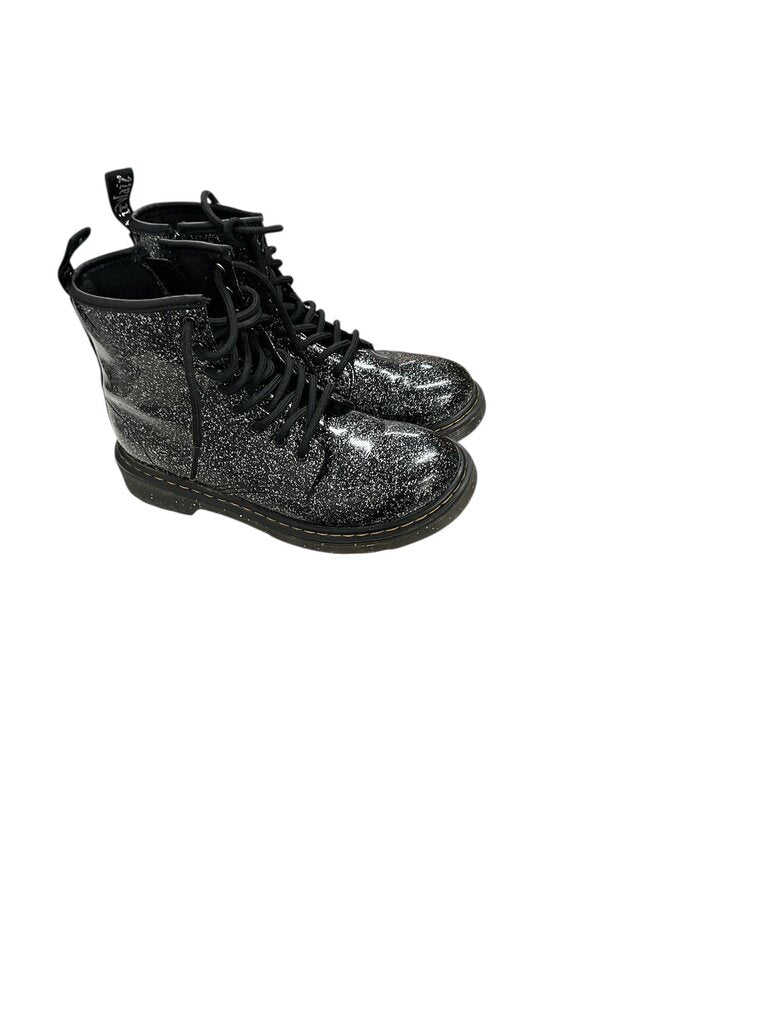 Dr. Maarten (3) Black Glitter Bootie