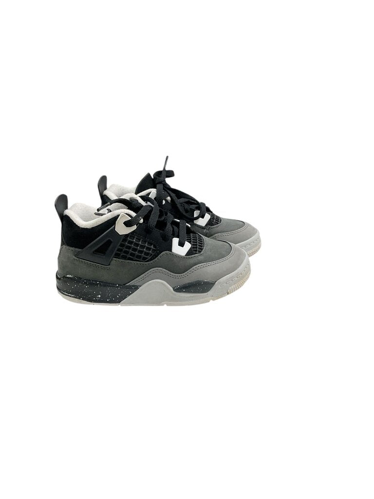 Air Jordan (10c) Grey and Black Retro 4