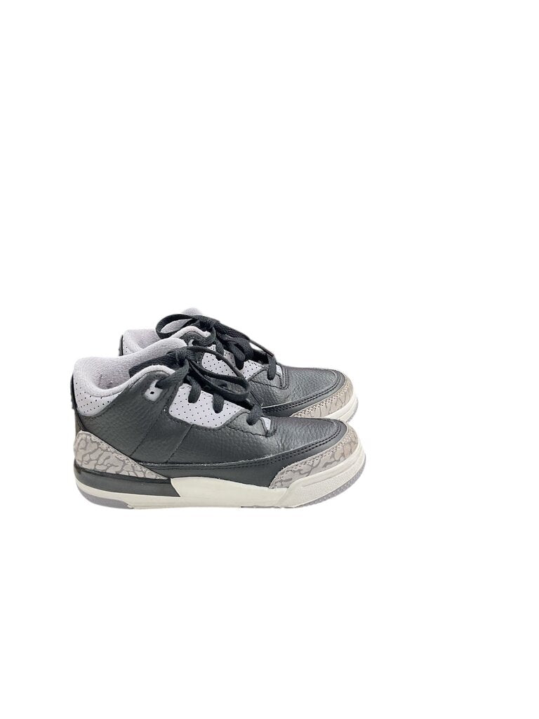 Air Jordan 3 (10C) Retro OG Black Cement Sneakers