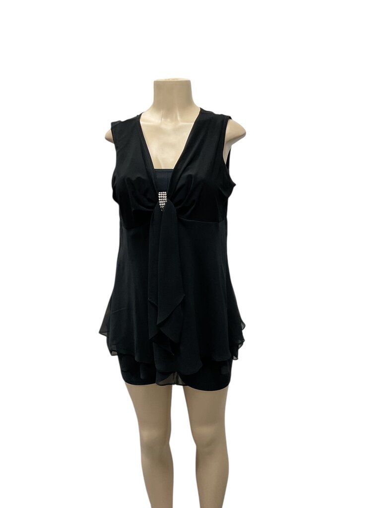 R (16) and M Richards Black Sleeveless Tank