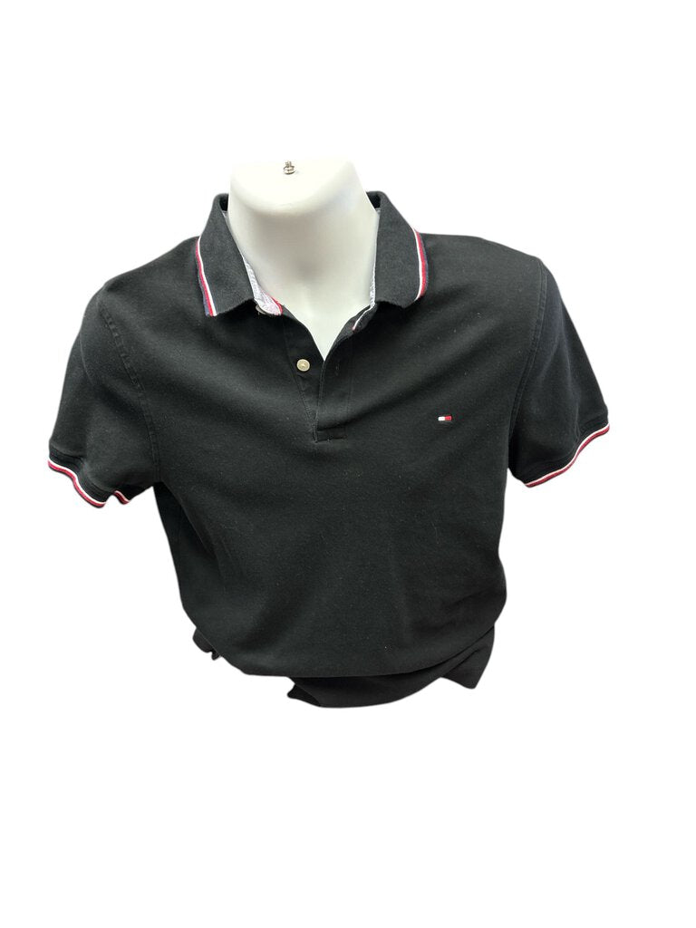 Tommy Hilfiger Black Polo (Med)