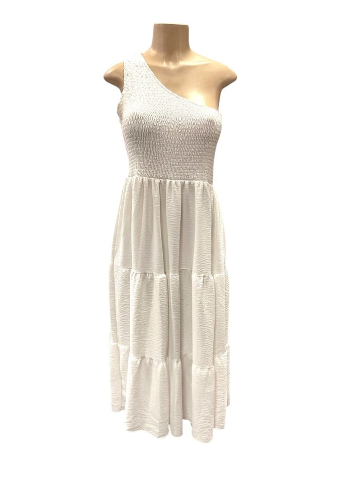 MOW (XL) One Shoulder White Dress