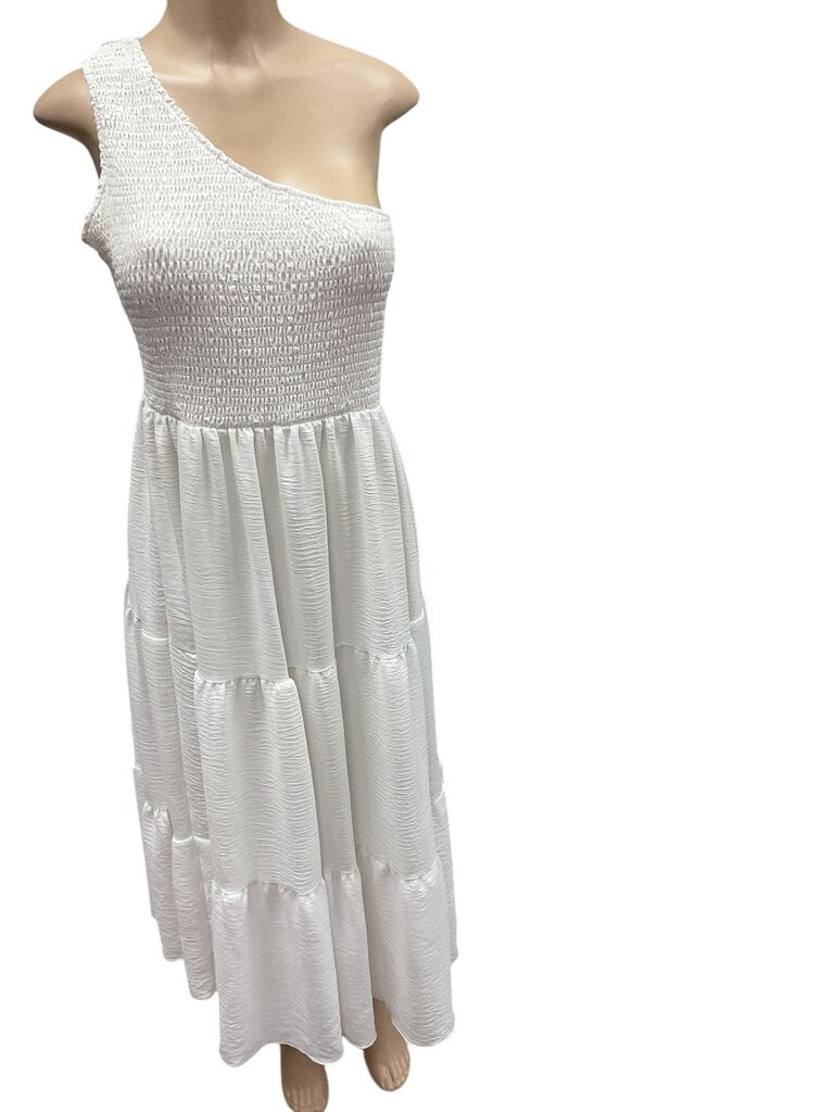 MOW (XL) One Shoulder White Dress
