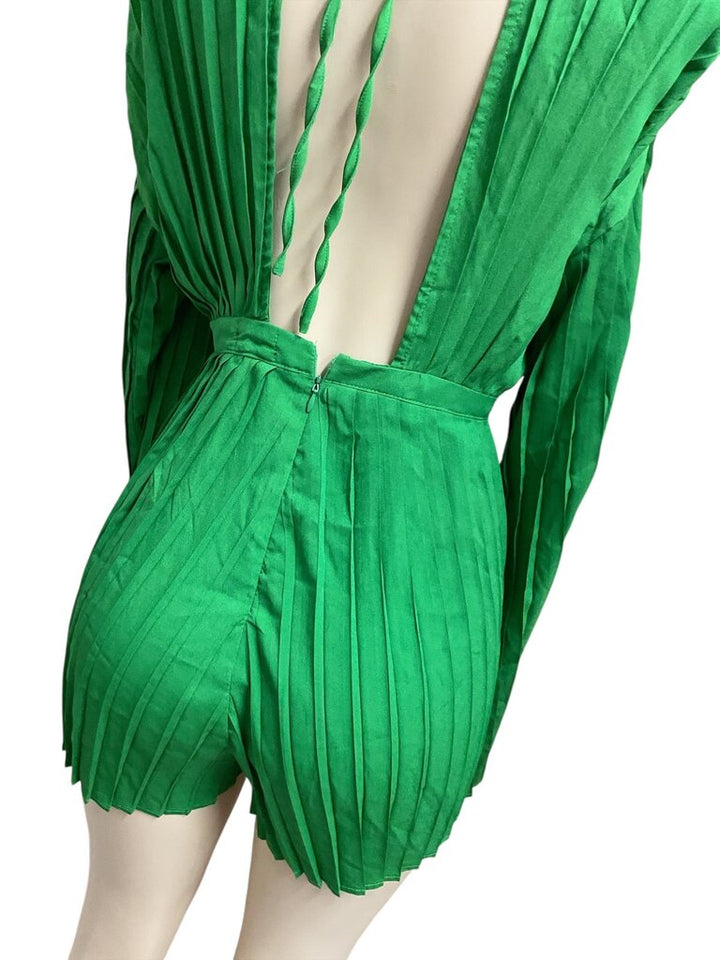 Pretty (2) Little Things Green Shorts Romper