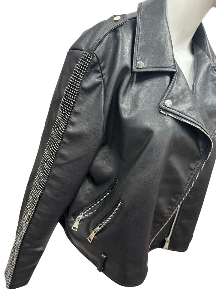 Azalea (2X) Wang Black Rhinestone Jacket