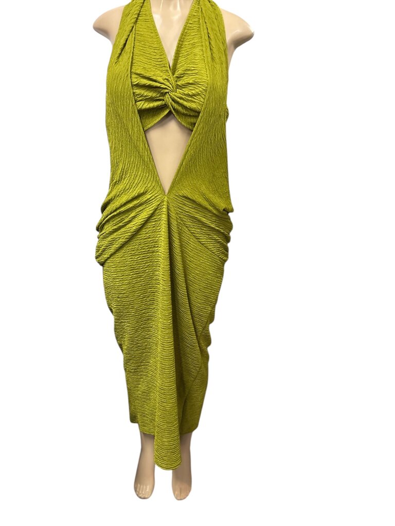 MOW (1XL) Green Halter Dress