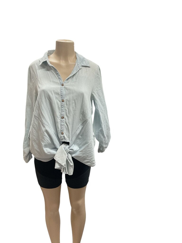 Charlotte (Med) Russe Blue Denim L/S Shirt
