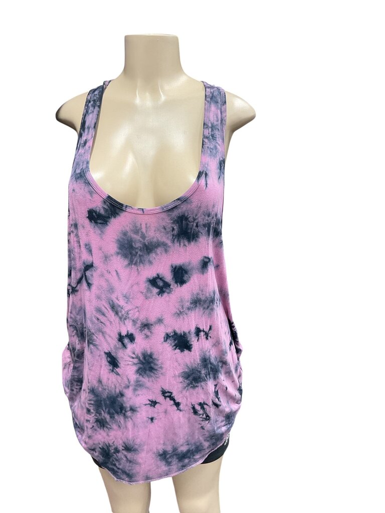 Mossimo (XL) Purple/Black Racerback Tank Long