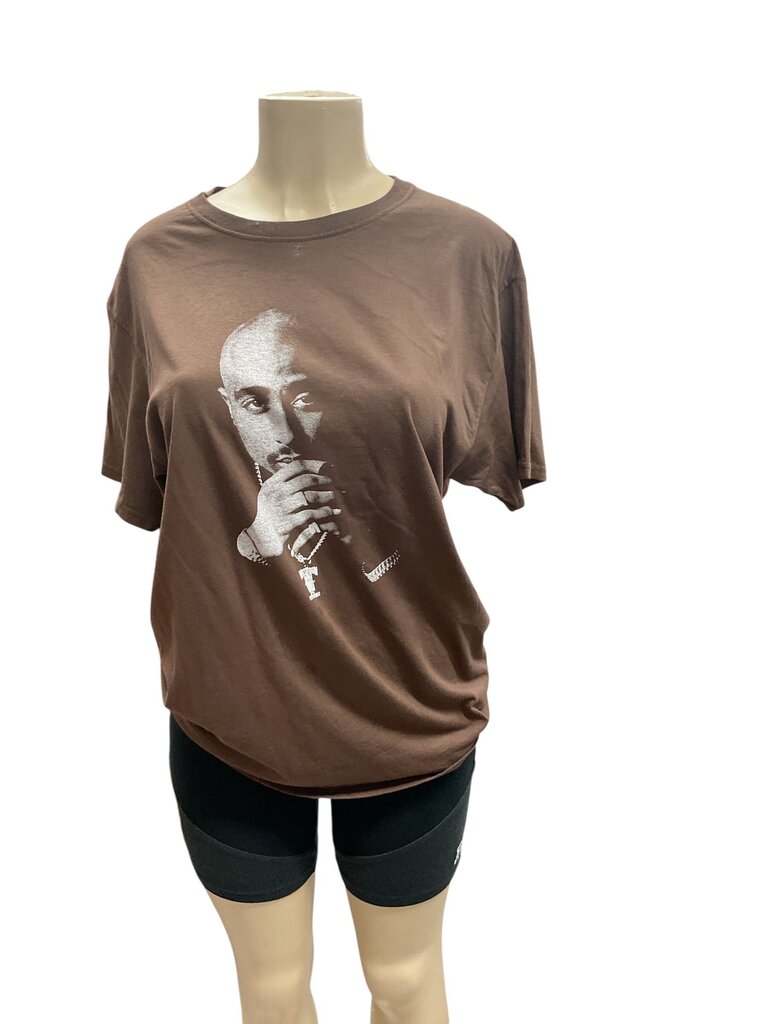 Tupac (MED) Brown Tee Basic