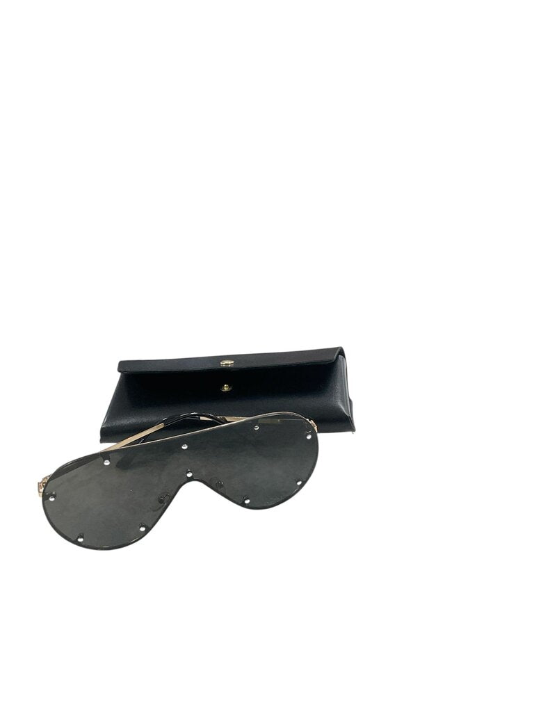 Glasses w/Black Frame and Gold accent w/Case