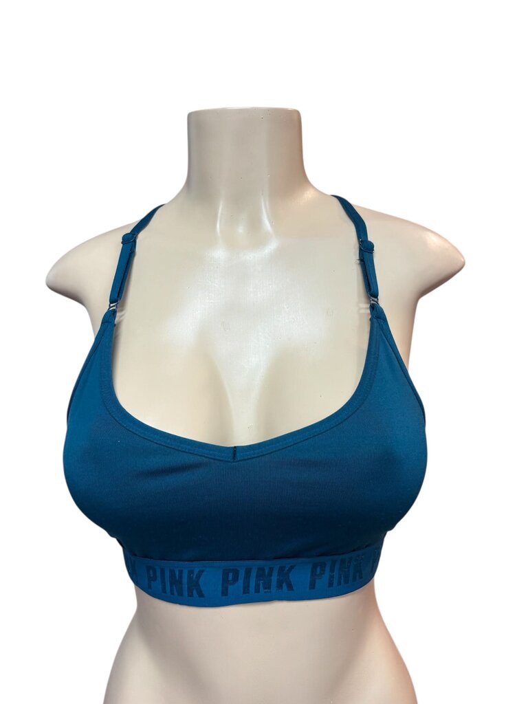 PINK (Med) Ultimate Sport Teal Sports Bra