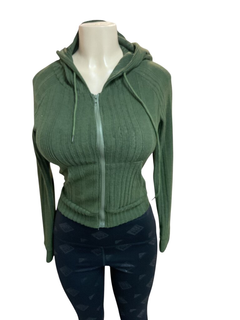 MOW (Med) Green Knit Hoodie Sweater