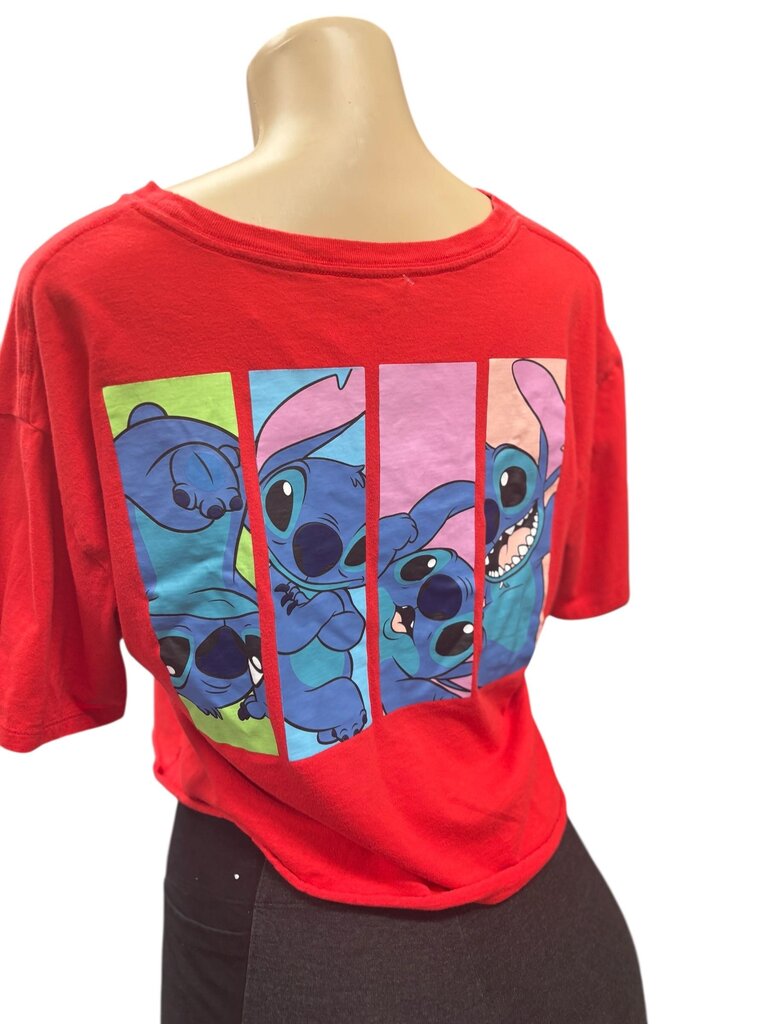 Disney (Large) Red Cropped Tee