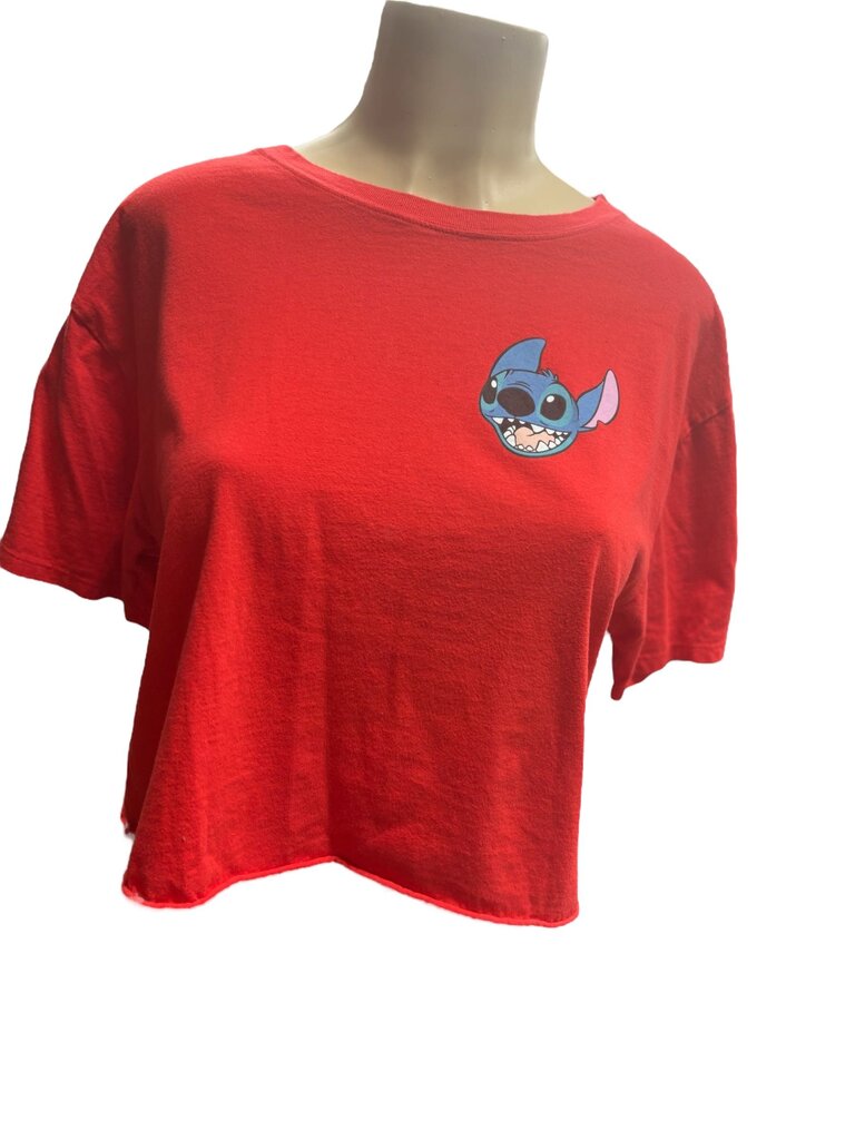 Disney (Large) Red Cropped Tee