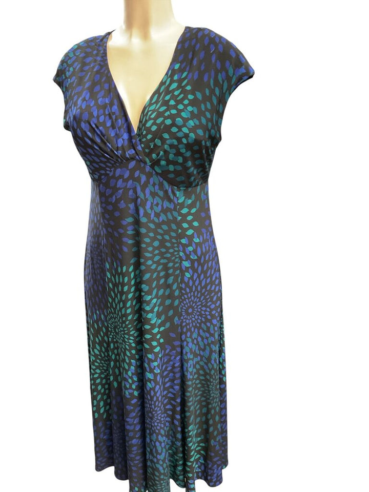New Directions (12) Blue/Green Black Dress