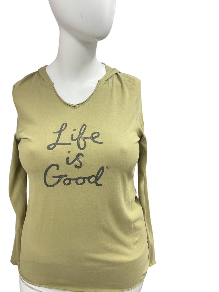 Life (MED) is Good Green L/S Tee