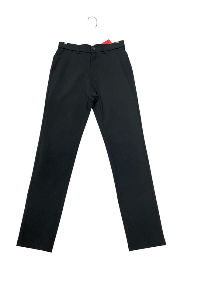 Plaid (27 x 30) and Plain Black Pants