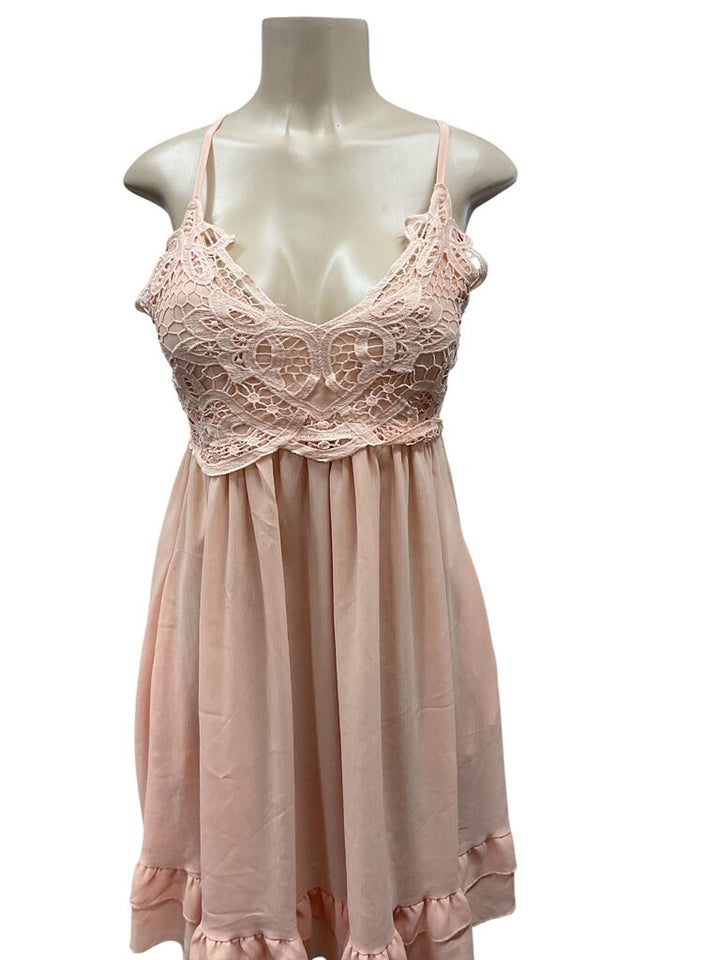 Feager (Med) Orange Strappy Dress