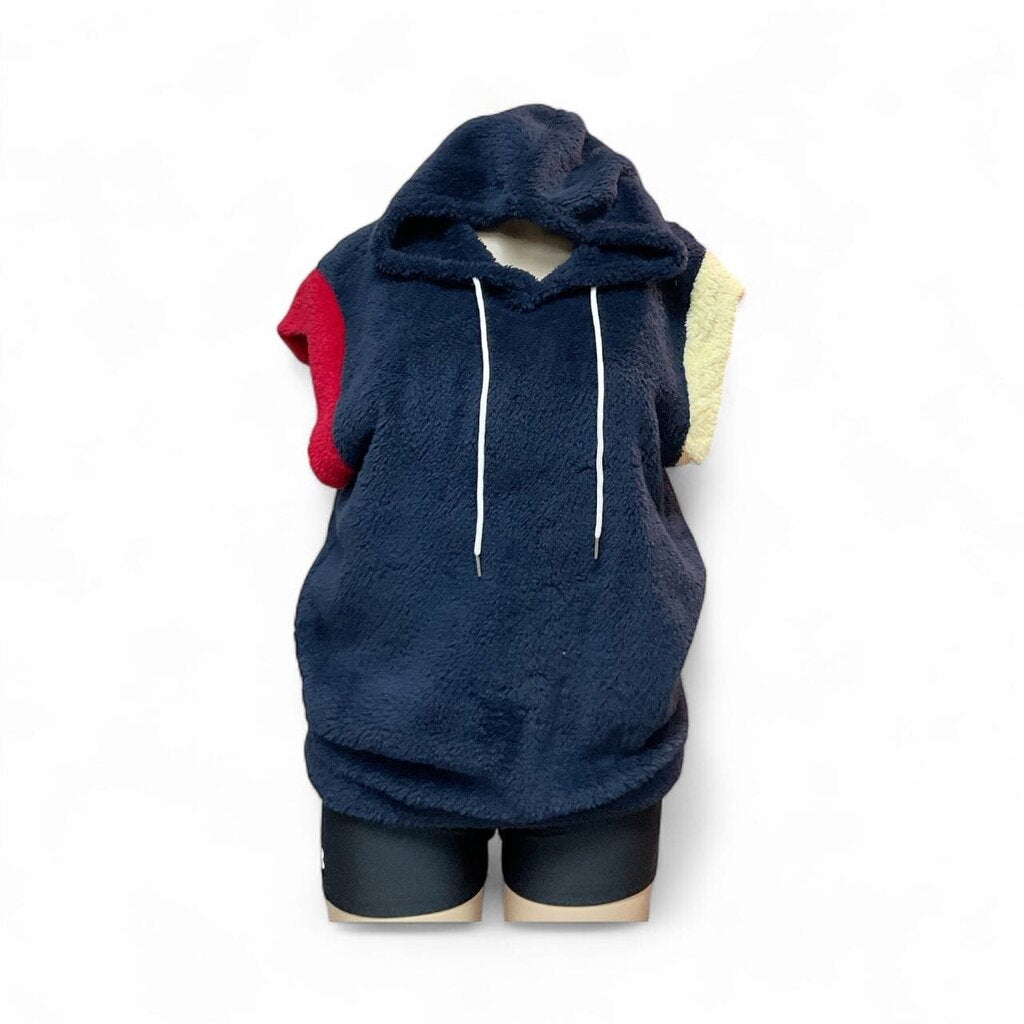Blue (Large) Fuzzy Warm Vest