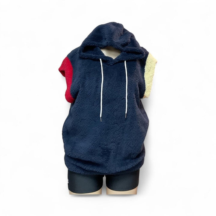Blue (Large) Fuzzy Warm Vest