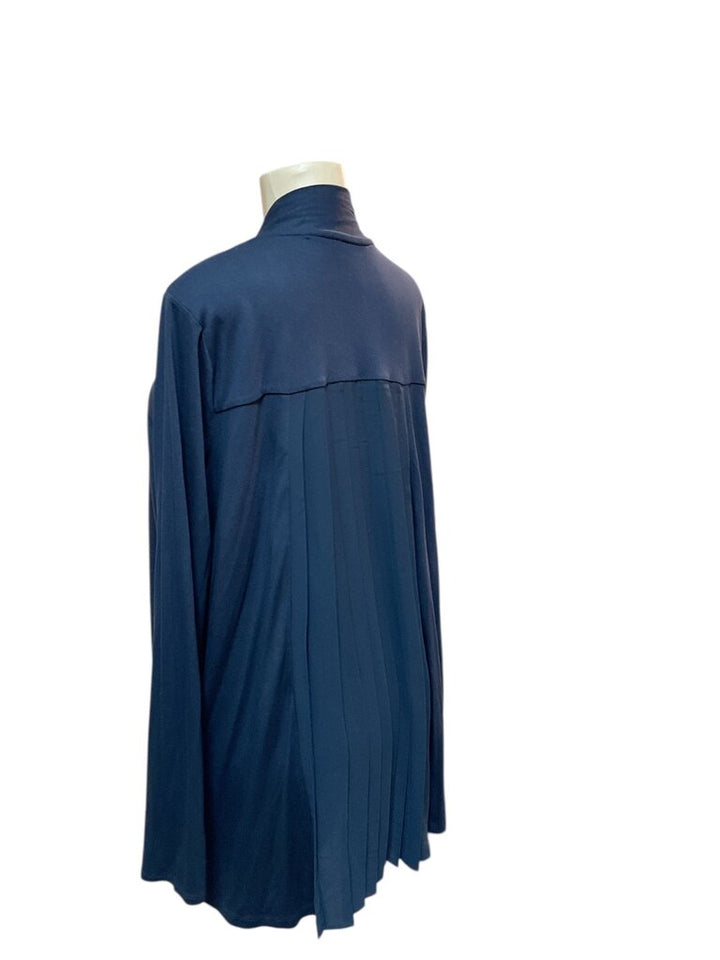 Collection (2XL) Studio Blue L/S Open Blouse