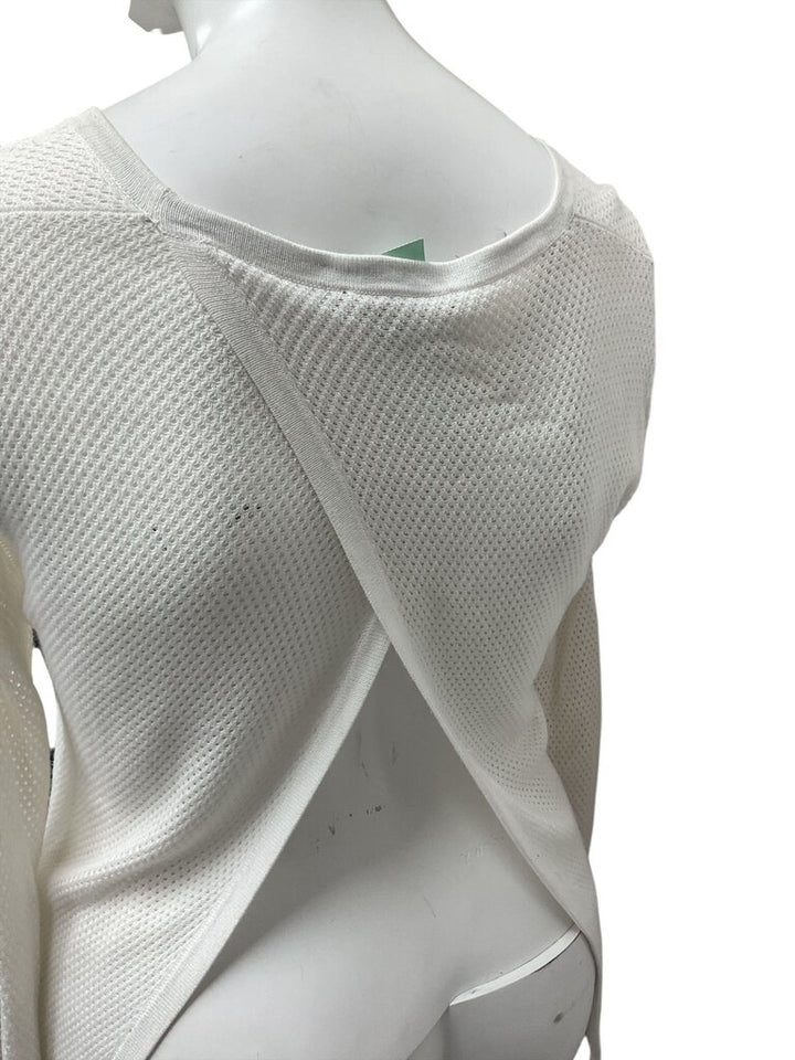 Rag and Bone (Large) Cream Netted Sweater L/S