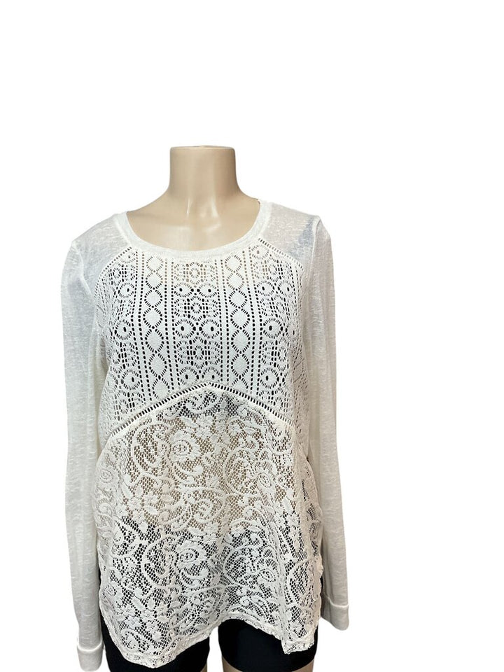 Tan (Large) L/S Patterned Shirt