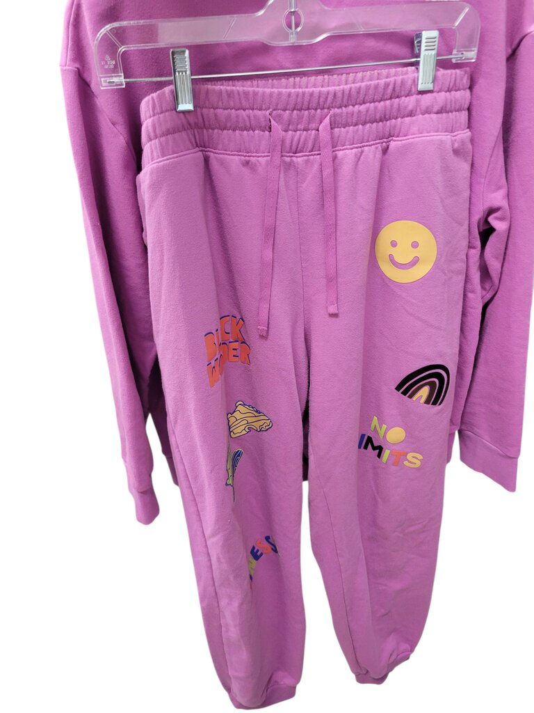 Black History Month (Shirt:Small) and (Pants:Med) Purple Two Piece