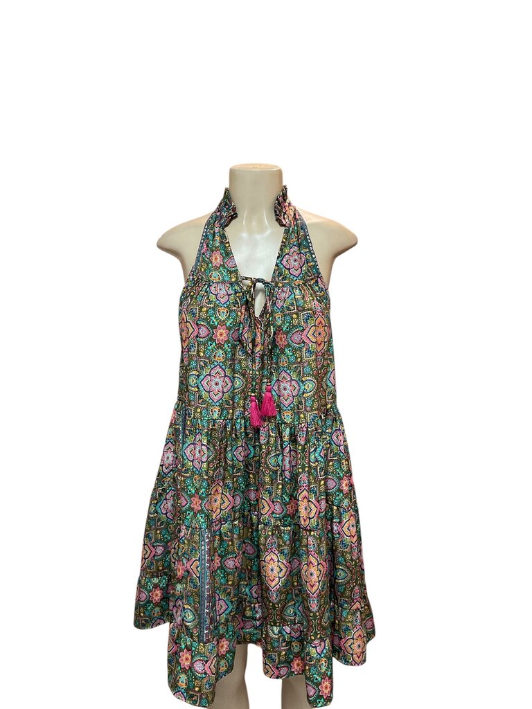 Paani (Small) Green Paisley String Dress