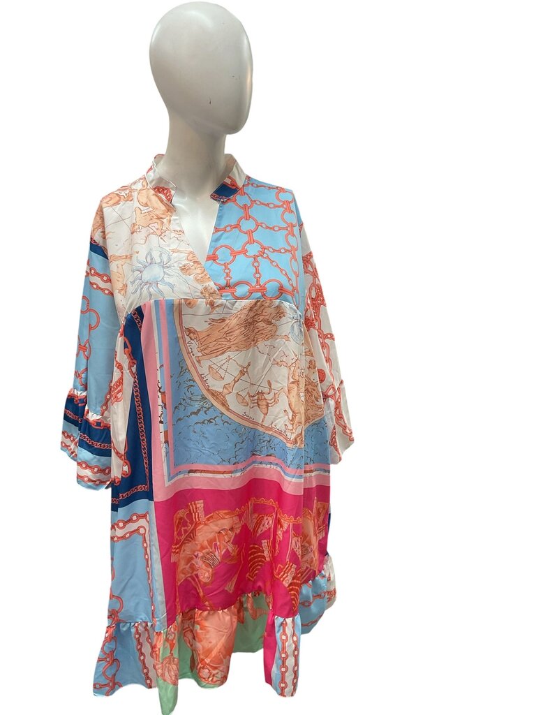 Multi Print (4x) Colorful Dress