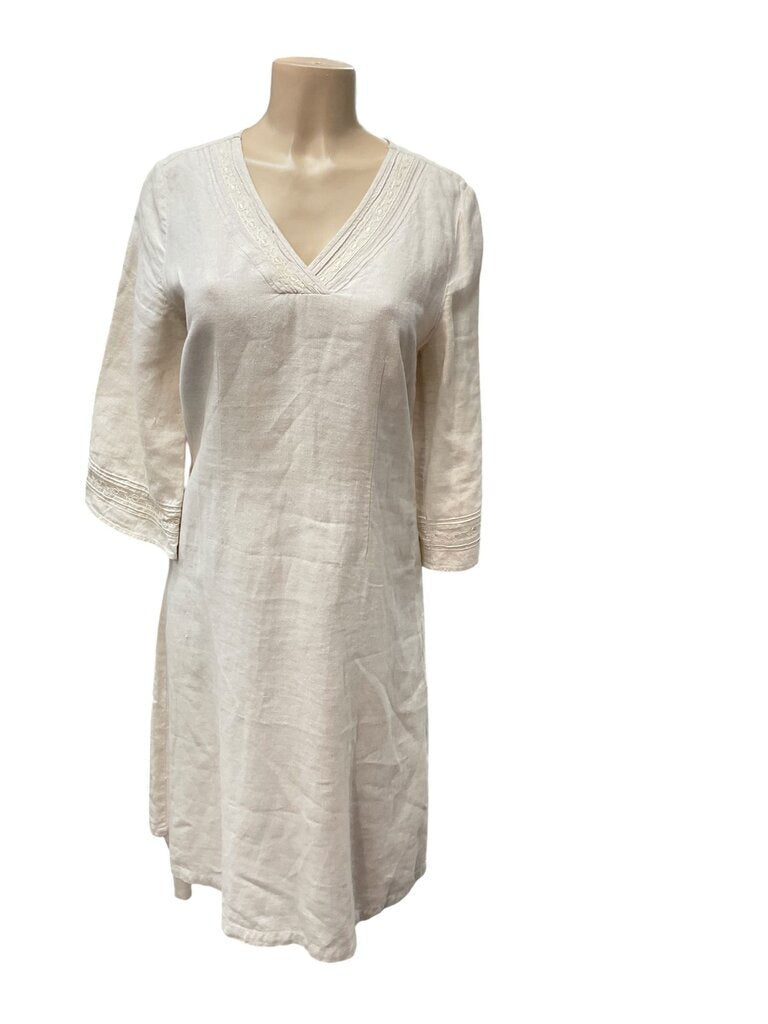 Orvis (Small) Tan Linen Dress 3/4 Dress
