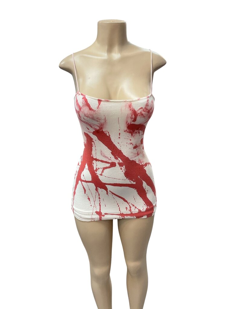 Windsor (Small) Red and White Tye Dye