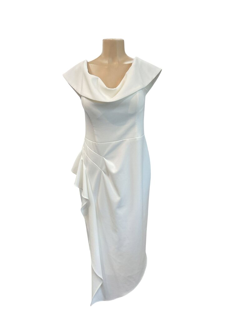 Aqua Formal (16) White Fitted Dress