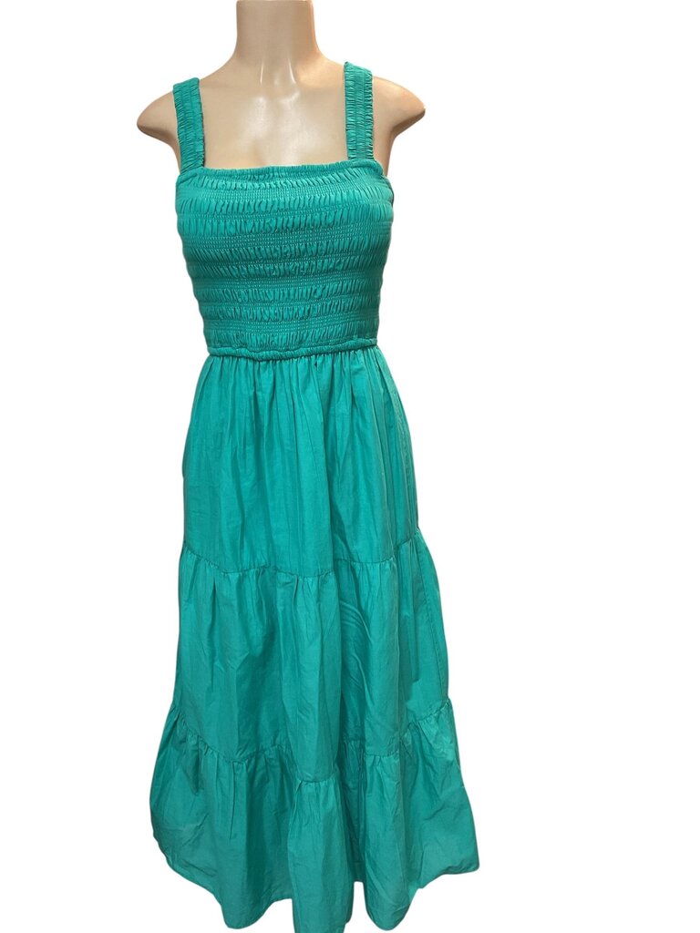 Japna (Med) Green Sleeveless Long Dress – Memories On Wayberry Consignment