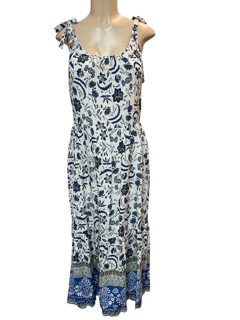 Beach Lunch Lounge (Med) Sleeveless Long Summer Dress