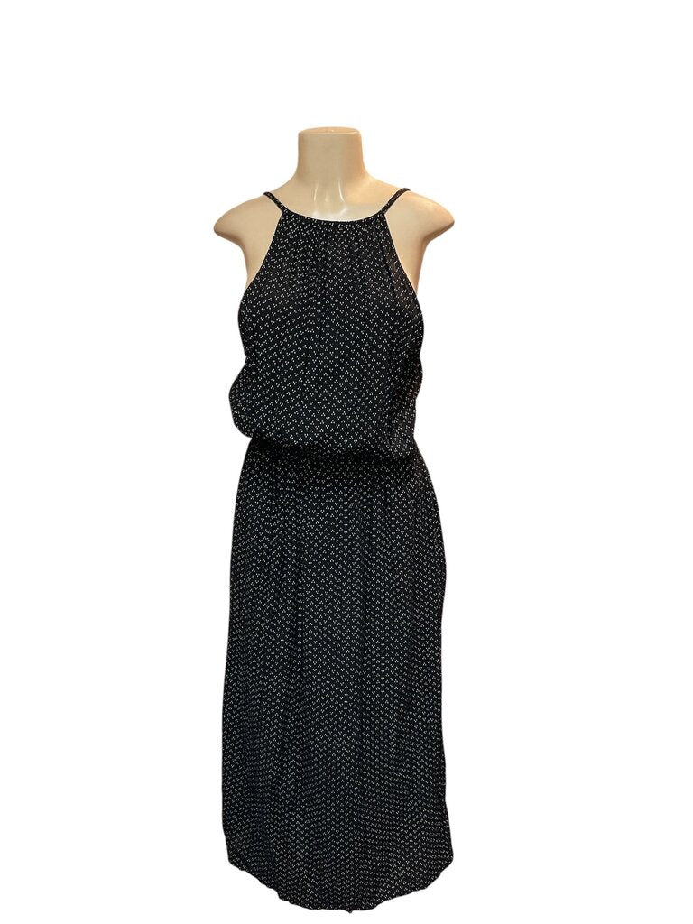 Ana (Med) Black Sleeveless Long Dress